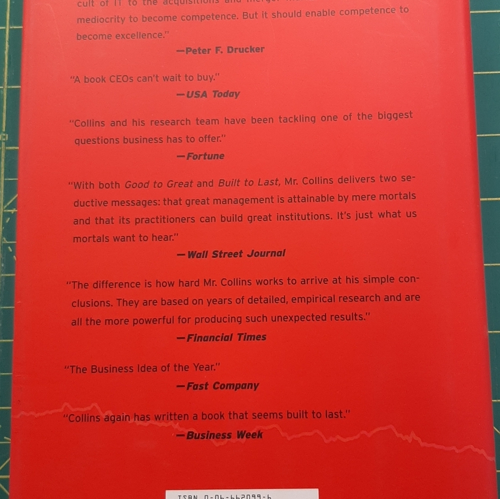 GOOD TO GREAT BY JIM COLLINS - Picture 2 of 5